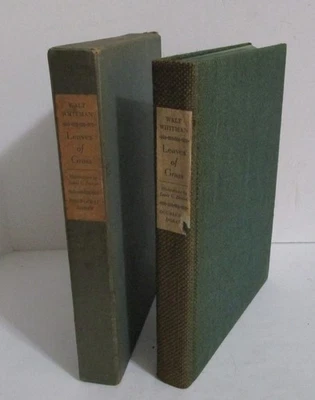 Винтаж 1940-е Walt Whitman Листья Травы в Рукаве Double Day Doran - Изображение 1 из 4