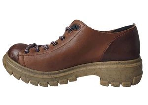 John Fluevog Zapatos EE. UU. Talla M6/W8 Mardi Cuero Senderista Marrón Unisex Calidad Bota - Imagen 1 de 11