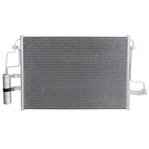 AC Condenser and Drier for 2013-2016 Ford Escape Silver Parallel Flow Condenser - Picture 1 of 15