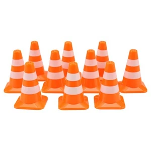 -Verkehrskegel, 10 StüCk, Miniatur-StraßEnkegel, Baukegel, Kinder-Verkehrsk3039 - Bild 1 von 8