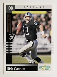 2003 Score Scorecard #102 Rich Gannon - Picture 1 of 2