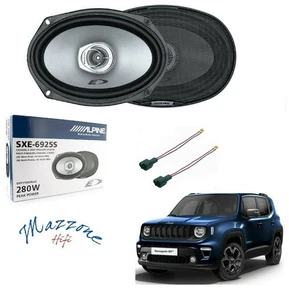 Kit 2 Altavoces Alpine 2 Vías 280 W ANT O POST Para Jeep Compass + Cables - Imagen 1 de 7