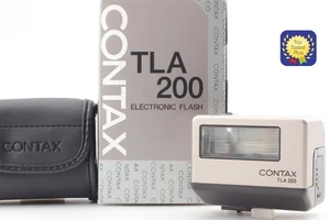 [Unused w/Box] CONTAX TLA200 Shoe Mount TTL Flash  for G2 G1 w/Case From JAPAN - Picture 1 of 18