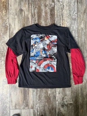 Marvel captain america civil war graphic long sleeve t-shirt - XL - Image 1 of 3