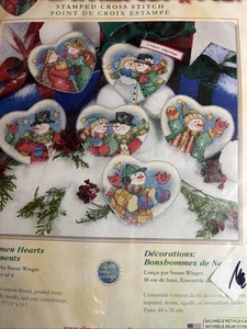 Snowmen Ornaments Kit From Dimensions - Picture 1 of 5