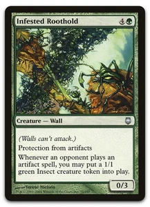 Infested Roothold #76 (LP) Darksteel DST Magic MTG - Picture 1 of 2