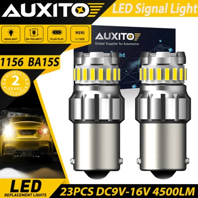 AUXITO 1156 BA15s Bombillas LED de Respaldo Inverso Blanco Súper Brillante 6000K 3000LM Foto 1 de 4