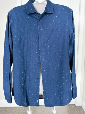 Armani Jeans Men's Blue Shirt Size L - image 1 of 4