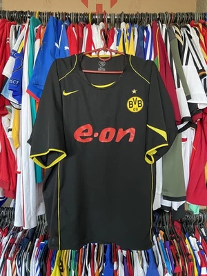 BORUSSIA DORTMUND 2004 2005 AWAY FOOTBALL SHIRT SOCCER JERSEY NIKE 190281 2XL - Image 1 of 4