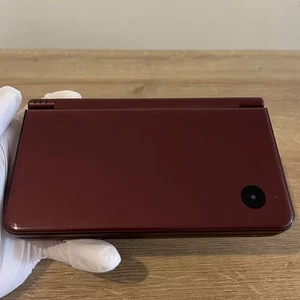 Nintendo DSi XL Handheld Console Wine Red With Charger and SD Card VGC - Picture 1 of 11