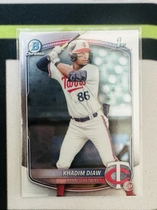 2025 Bowman Khadim Diaw Chrome Base 1st Bowman - Twins - Bild 1 von 1