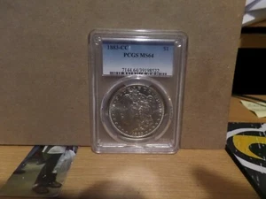1883 CC Morgan Silber Dollar PCGS MS64 - Bild 1 von 2