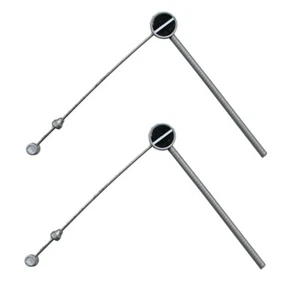 Tipo D - Filo cavalletto freno a sbalzo basso profilo (filo solido) - 93 mm (coppia) - Foto 1 di 1