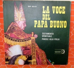 "THE VOICE OF THE POPE GOOD VINYL 7" - Picture 1 of 2