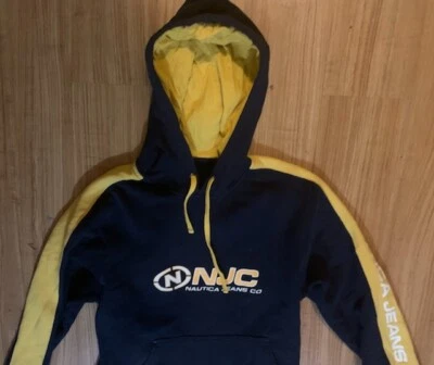 Nautica Jeans NJC Sudadera con Capucha Niños Niño Azul Amarillo Mediano Mezcla de Algodón 497 Foto 1 de 4