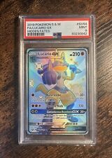 Mavin  Metal Gold Shiny Mega Lucario GX EX Pokemon Card Full Art