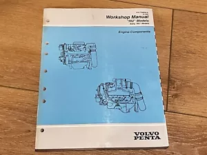 Volvo Penta 1995 HU y primeros modelos NC componentes del motor manual de taller/servicio - Imagen 1 de 6