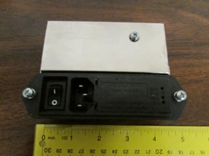 CORCOM 3EXM4S IEC Power Entry Module 3A 120/250V 50/60Hz F8121 Excellent - Picture 1 of 2