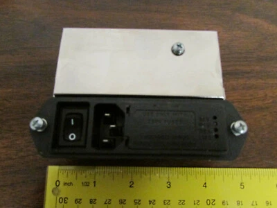 CORCOM 3EXM4S IEC Power Entry Module 3A 120/250V 50/60Hz F8121 Excellent - Image 1 of 2