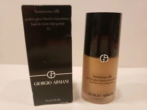 Giorgio Armani Luminous Silk Perfect Glow Flawless Foundation #3.5 1 Fl Oz - Picture 1 of 1