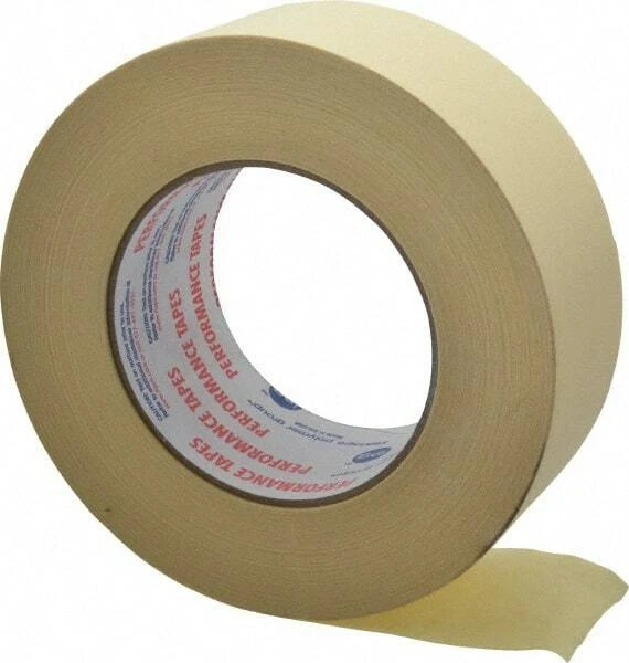 Intertape 2" x 180' White Paper Masking Tape Rubber Adhesive, 7.3 mil, 26 Lb/... - Image 1 of 1