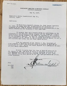 1921 Letterhead Washington Northport Spelting and Refining Mining Company - Picture 1 of 7