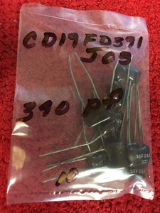 CD19FD391J03 390 pF 5% 500V Silver Mica Capacitor 10 PCS NOS - Picture 1 of 1