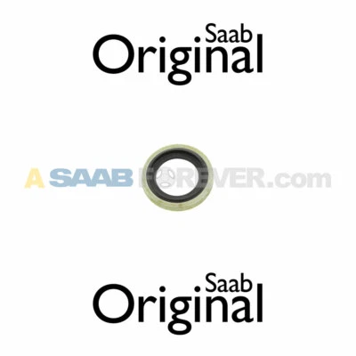 SAAB POWER BRAKE VACUUM BOOSTER PUMP SEAL 9-3 99-03 9-5 99-09 NEW OEM 4443883 - Image 1 of 3