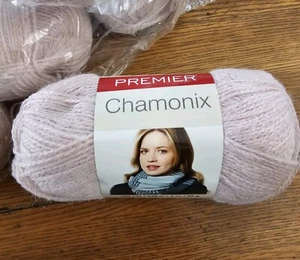 Premier Yarns Chamonix Petal 5 Skeins 380 Yards Each Mohair Mix Crochet - Picture 1 of 7