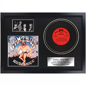 Pantera - Metal Magic / LP / Memorabilia / Souvenir in black frame / Heavy Metal - Picture 1 of 15