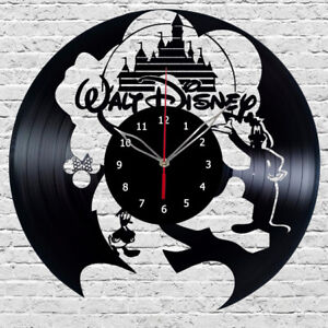 Horloge vinyle horloge murale Walt Disney art unique disque vinyle horloge murale 31 