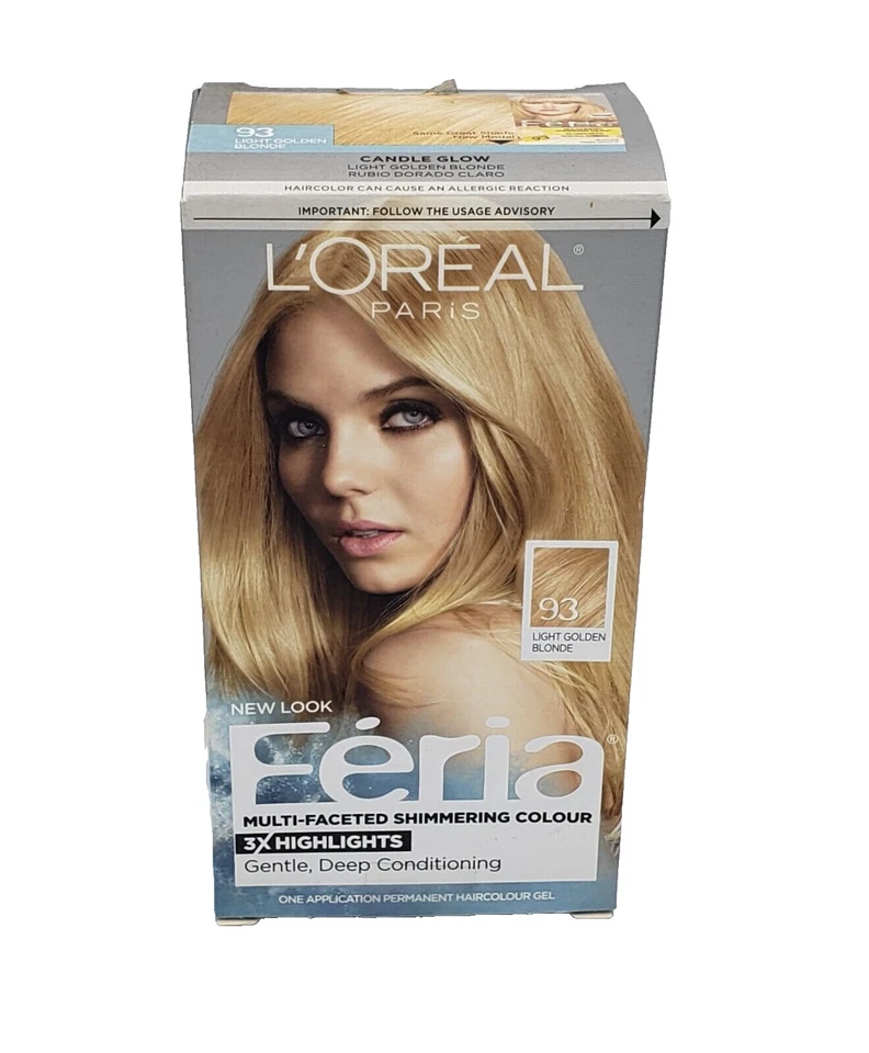 NUEVO LOreal Paris Feria Multi Facetado Brillante Color de Cabello 93 Rubio Dorado Claro Foto 1 de 1