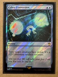 Cyber Conversion SURGE FOIL Doctor Who Universes Beyond MTG Magic Gathering NEW