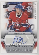 2019-20 Upper Deck Signature Sensations Brett Kulak #SS-BK Auto