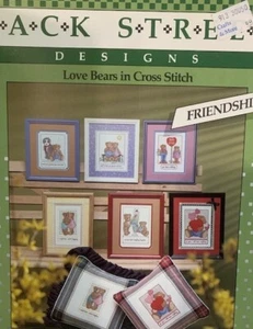 Love Bears Friendship 6 Cross Stitch Pattern Back Street 1986 - Imagen 1 de 1