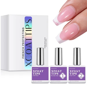 Nail Tips Builder Gel Set - 15Ml Nail Tip Builder Gel 15Ml Top Coat with Gel Nai - Picture 1 of 12