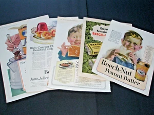 5 Beech-Nut Packing Co. Magazine Advertisements 1919 + Jaffee Peanut Butter - Picture 1 of 7
