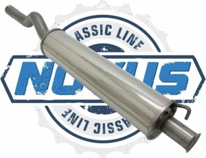 Silenciador de acero inoxidable Novus ""Classic Line"" para Audi 80 Lim., Avant B4 - Imagen 1 de 1