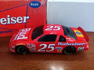 #25 RICKY CRAVEN BUDWEISER CHEVY "BANK" 1997 NASCAR Action 1:24 Diecast - Picture 1 of 4