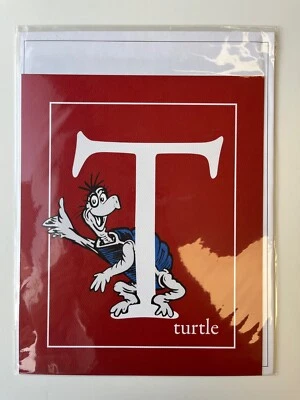 Dr. Seuss "T as Turtle" - Impresión artística Foto 1 de 2