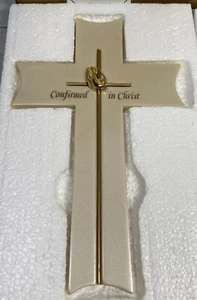 Confirmed in Christ Dove Wall Cross Resin 9.25” Roman Inc Gift  Confirmation - Picture 1 of 7