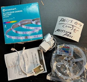EcoSmart 16 ft. RGBW Color Changing Dimmable LED White Strip - NEW Parts Only - Picture 1 of 7
