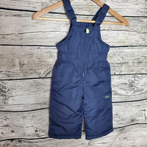 Oshkosh B'gosh Snow Bib Pants Size 12M Navy Boys - Picture 1 of 4