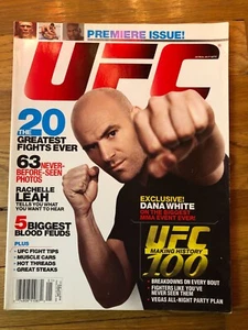 UFC Magazine Premiere Issue Summer 2009 1st Edition MMA BJJ Poster Insert - Picture 1 of 5