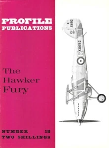 Publicaciones de perfil #18 The Hawker Fury Squadrons RAF Rolls Royce Primera Guerra Mundial - Imagen 1 de 4