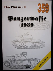 MILITARIA 359, PANZERWAFFE 1939-PLAN PACK vol.III BY JANUSZ LEDWOCH - Bild 1 von 1