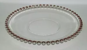 Viking Glass Co. CANDLEWICK GOLD Round Lunch Plate - Picture 1 of 2