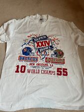 Vintage Super Bowl XXIV San Francisco 49ers Vs Denver Broncos XXLGraphic T-Shirt