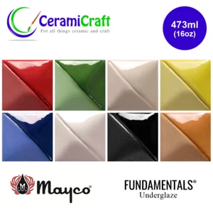Mayco Fundamentals Underglaze for Ceramics and Pottery, Cone 06-10, 473ml - Picture 1 of 19