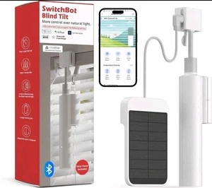 SwitchBot Smart Motore Inclinabile Cieco, Solare, Bluetooth, Alexa/Google tramite Hub Mini - Foto 1 di 1